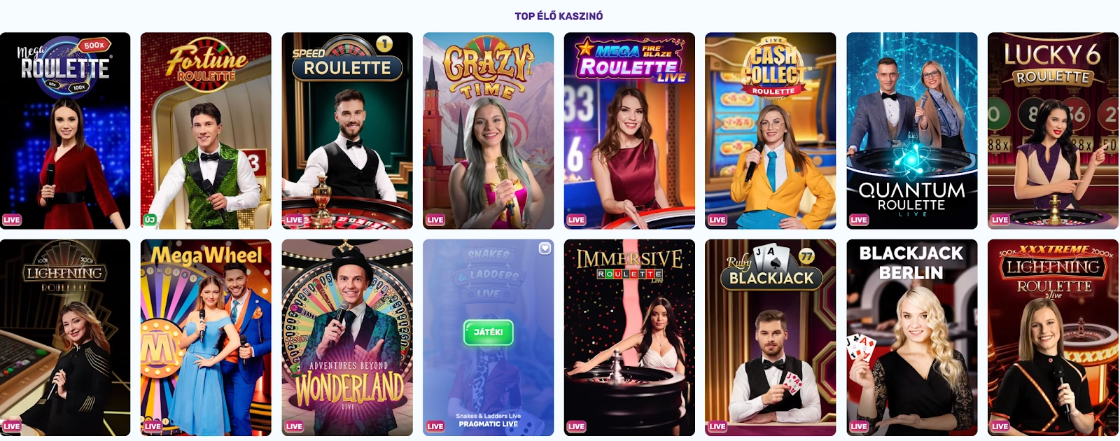 Live Casino v SlotsPalace – Ruleta, Blackjack in Igralne oddaje